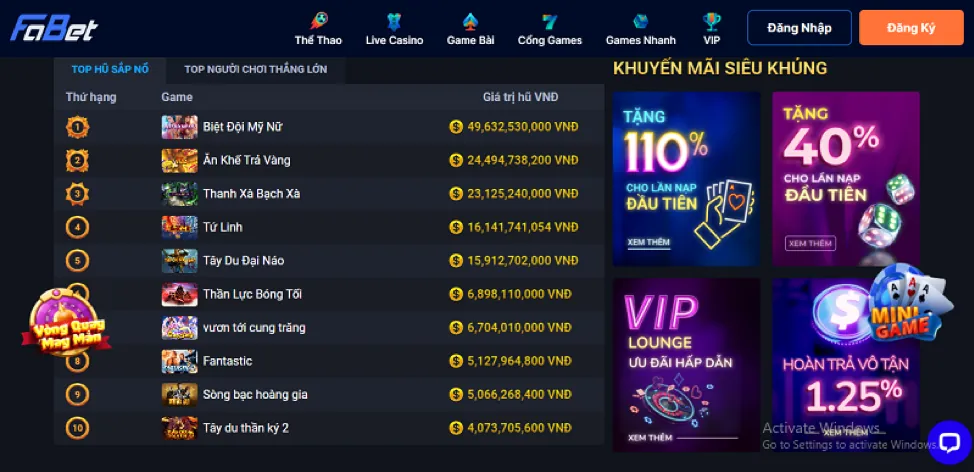 Giao diện Game Bắn Cá đổi thưởng vui nhộn tại Bet29